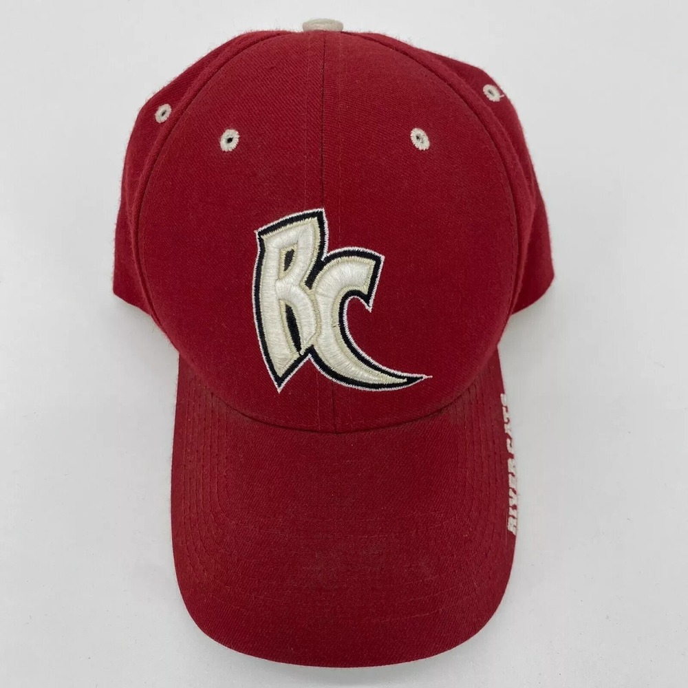 Twins Sacramento River Cats Baseball Hat Mens Red Wool Blend Adjustable Cap RC